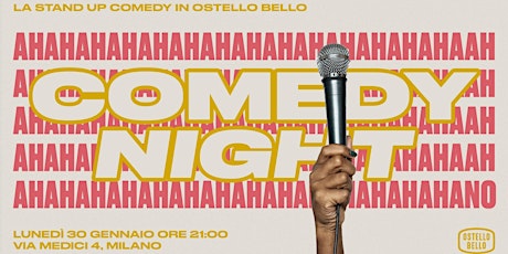 Comedy Night! • Andrea Saleri e Tiberio Cosmin • Ostello Bello Milano Duomo