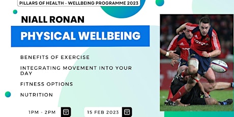 Imagem principal do evento Pillars of health - wellbeing programme 2023