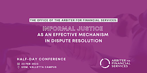 Informal Justice as an Effective Mechanism in Dispute Resolution (In person