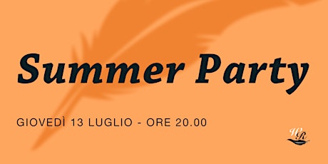 Image principale de Summer Party di scrittura creativa