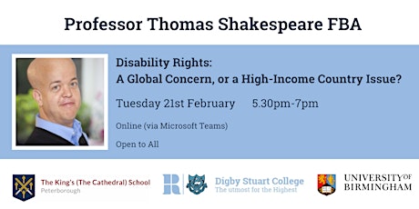 Professor Thomas Shakespeare on Disability Rights
