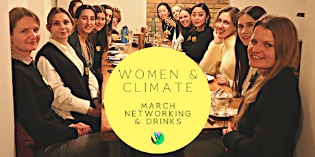 Women and Climate Networking & Drinks