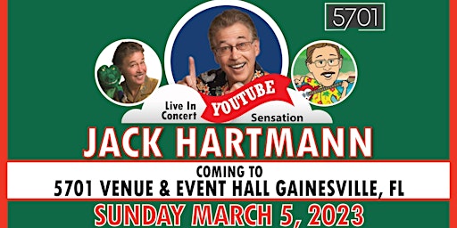 JACK HARTMANN LIVE IN GAINESVILLE, FL