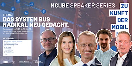 MCube Speaker Series: "Das System Bus radikal neu gedacht!"