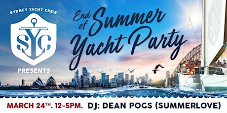 End of Summer Yacht Party primary image
