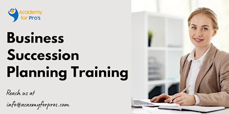 Business Succession Planning 1 Day Training in Edmonton