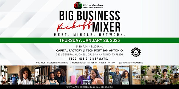Big Business Kickoff Mixer