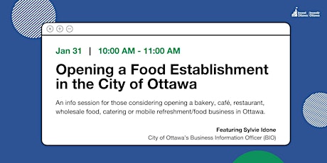 Opening a Food Establishment in the City of Ottawa (Virtual)