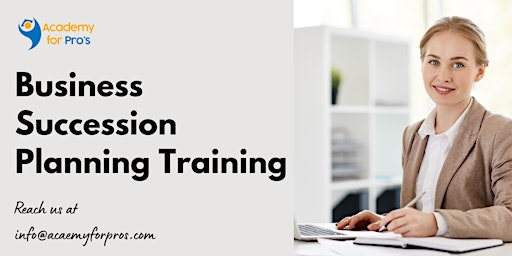 Business Succession Planning 1 Day Training in Vancouver