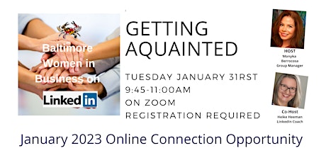 Baltimore Women in Business 2023 Online Connection Opportunity