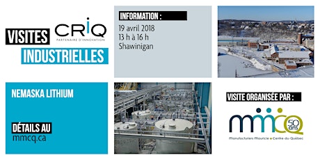 Visite Industrielle CRIQ: Nemaska Lithium primary image