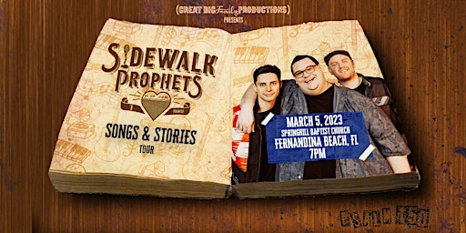 Sidewalk Prophets - Songs & Stories Tour  - Fernandina Beach, FL