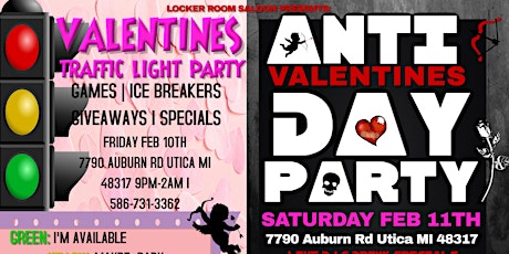 VALENTINES DAY TRAFFIC LIGHT PARTY