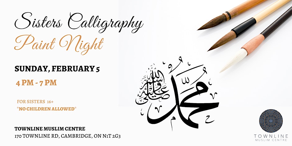 Sisters Calligraphy Paint Night