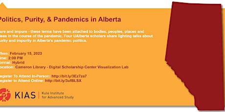 Politics, Purity, & Pandemics in Alberta primary image