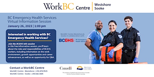 BC Emergency Health Services Hiring Information Session