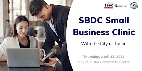 SBDC Small Business Clinic With the City of Tustin