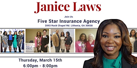 Join Us at Five Star Agency Meet and Greet Insurance Commissioner Candidate