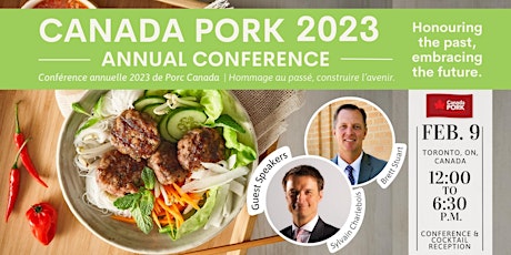 Canada Pork 2023 Annual Conference - Conférence annuelle de Porc Canada