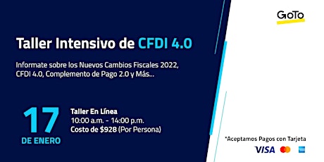 Imagen principal de Taller Intensivo de CFDI  versión 4.0