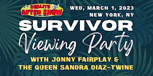 Survivor Viewing Party Jonny Fairplay & Queen Sandra Diaz-Twine Bounce NYC