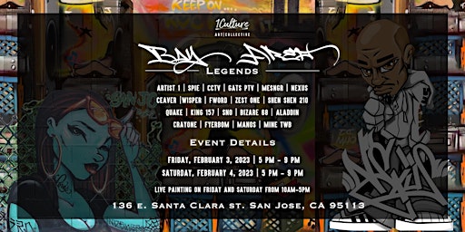 Bay Area Graffiti Legends Show
