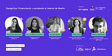 Imagen principal de DesignOps: Potenciando y escalando al talento de diseño - Evento Perú