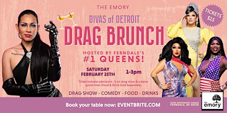 Divas of Detroit Drag Brunch! | The Emory Ferndale