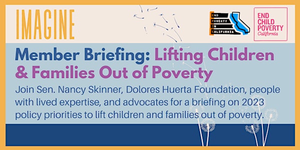 ECPCA & EPIC Member Briefing: Lifting Children and Families Out of Poverty