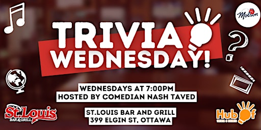 Wednesday Trivia at St.Louis Bar and Grill (Elgin)