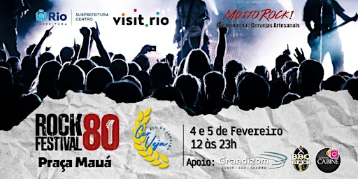 Rock 80 Festival + Cerveja Rio de janeiro - 4 e 5 de fevereiro.