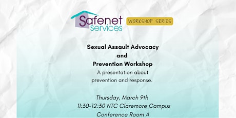 Sexual Assault Advocacy and Prevention Workshop (Claremore)