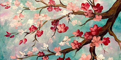 Pastel Cherry Blossoms ($15 Bottomless Mimosas!) - Paint and Sip by Classpop!™