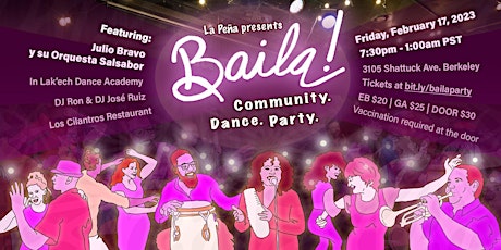 BAILA! Community. Dance. Party.