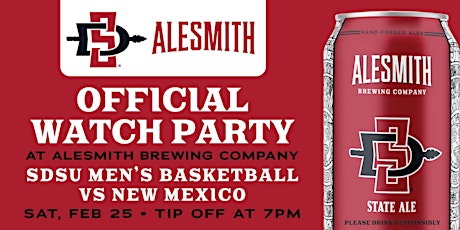 SDSU AZTEC MEN'S BASKETBALL OFFICIAL WATCH PARTY AT ALESMITH