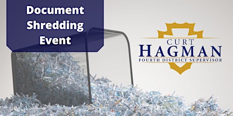 Imagen principal de Supervisor Hagman's Montclair Shredding Event Pre-Registration