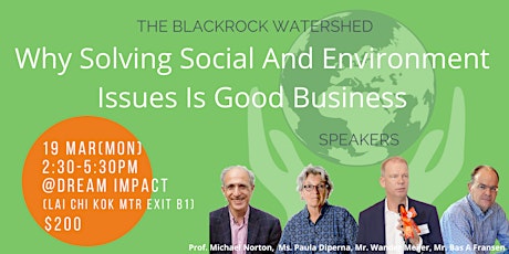 Why Solving Social and Environmental Issues is Good Business primary image