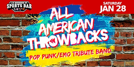 All American Throwbacks at 115 Bourbon Street  - Front Stage