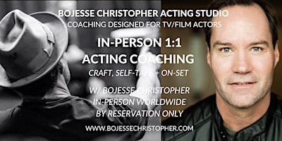 Imagem principal do evento Acting Coach (In-Person 1:1 Craft/Self-Tape/On-Set  w/ BoJesse Christopher)