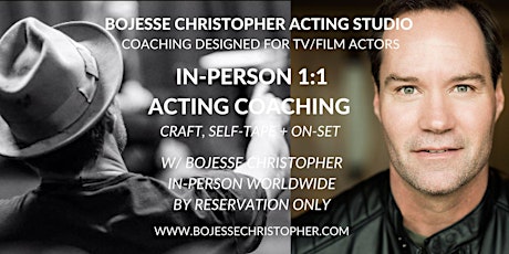 Acting Coach (In-Person 1:1 Craft/Self-Tape/On-Set  w/ BoJesse Christopher) primary image