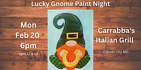 Lucky Gnome Painting at Carrabba's w/ Maryland Craft Parties