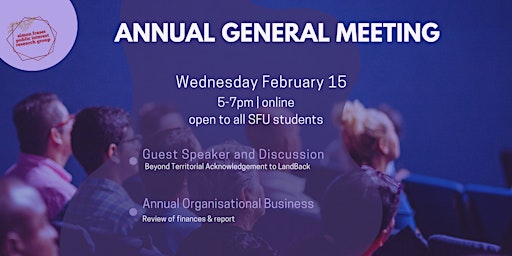 SFPIRG Annual General Meeting