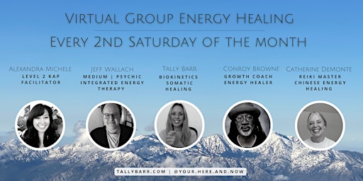 Monthly Group Energy Healing: release your baggage + call in what you want