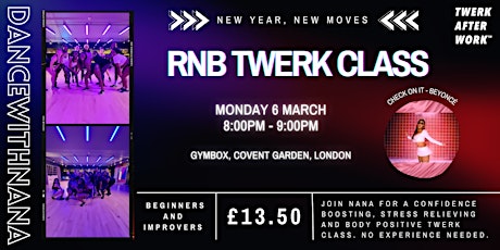RnB twerk dance and fitness class in London