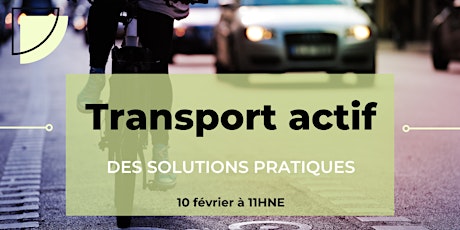 Transport actif - Des solutions pratiques