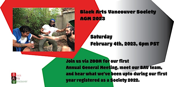 Black Arts Vancouver 2023 AGM