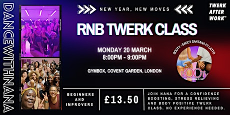 RnB twerk dance and fitness class in London