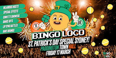 Bingo Loco Sydney St Pats Day Special