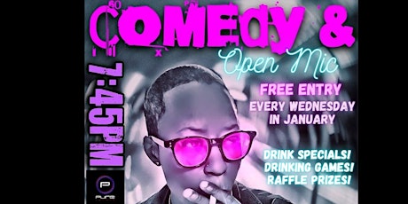Comedy & Cocktails - Open Mic Wednesdays