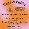Logotipo da organização Porter Coffee & Just Breathe Yoga and Wellness